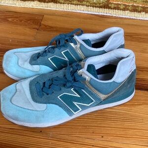 New Balance green 574 Athletic Shoes